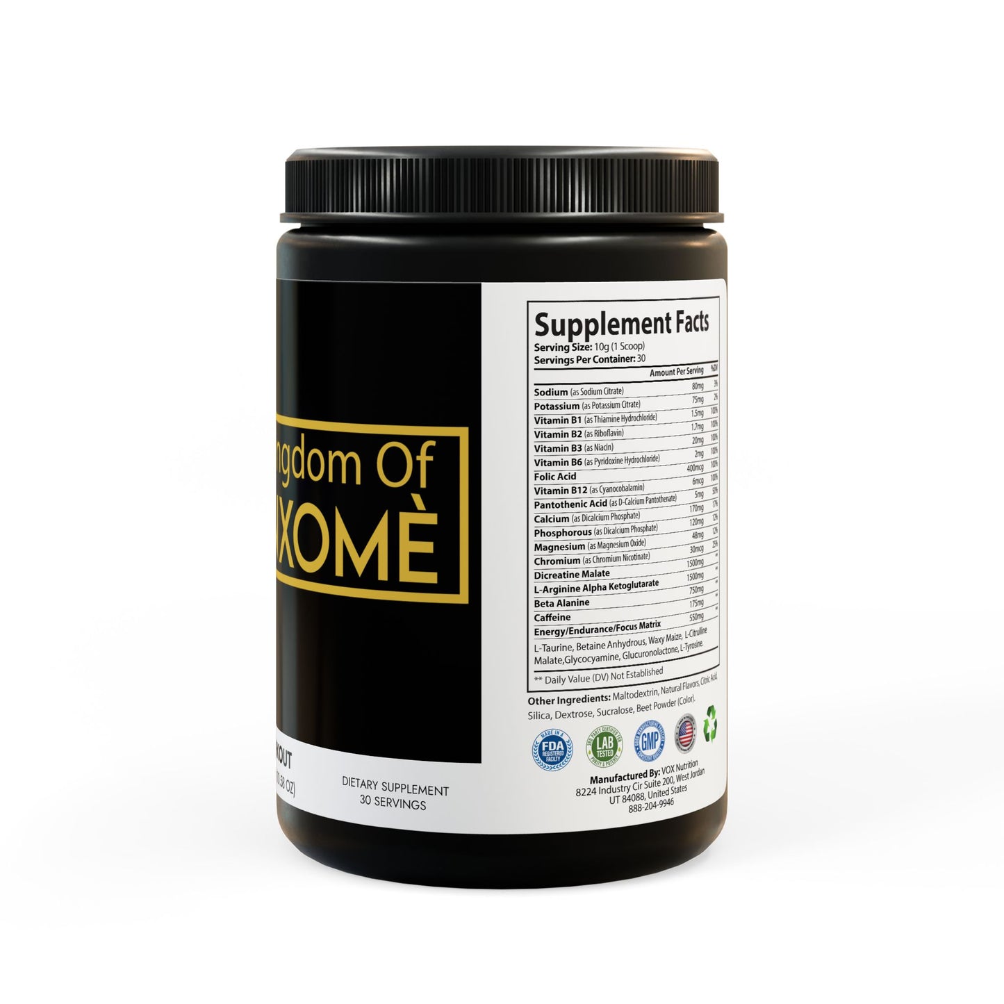 Pre-Workout Supplement, Watermelon (300g, 10.58oz)