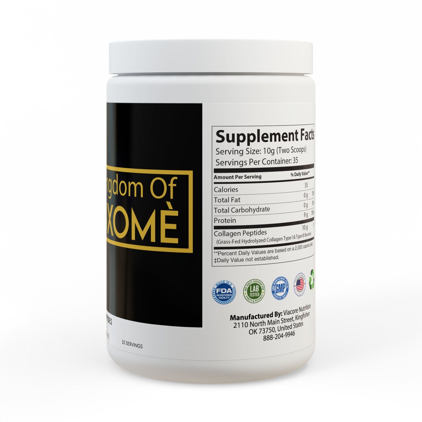 Collagen Peptides Type I & III Supplement (350g, 12.3oz)