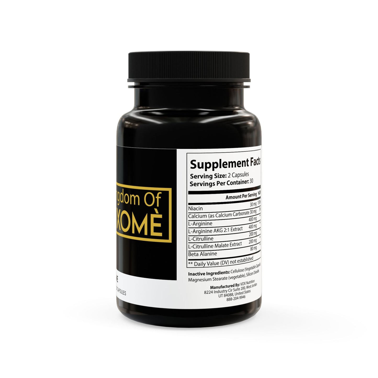 L-Arginine Supplement (60 Capsules)