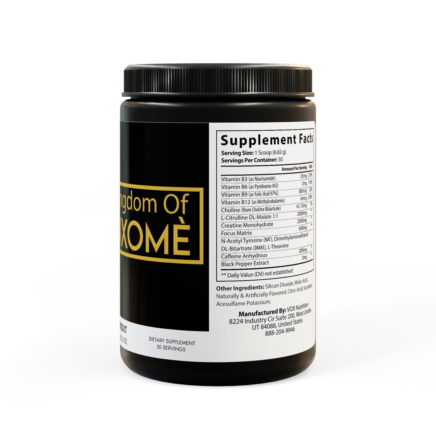Pre-Workout Supplement, Fruit Punch (204g, 7.1oz)