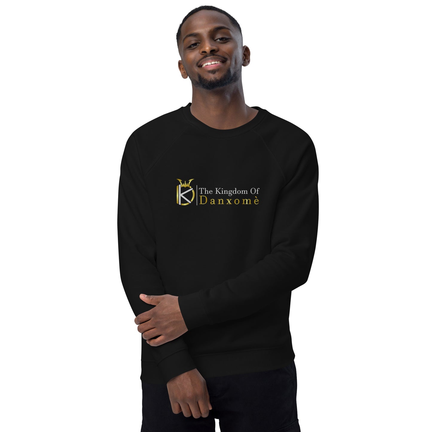 Unisex organic raglan sweatshirt
