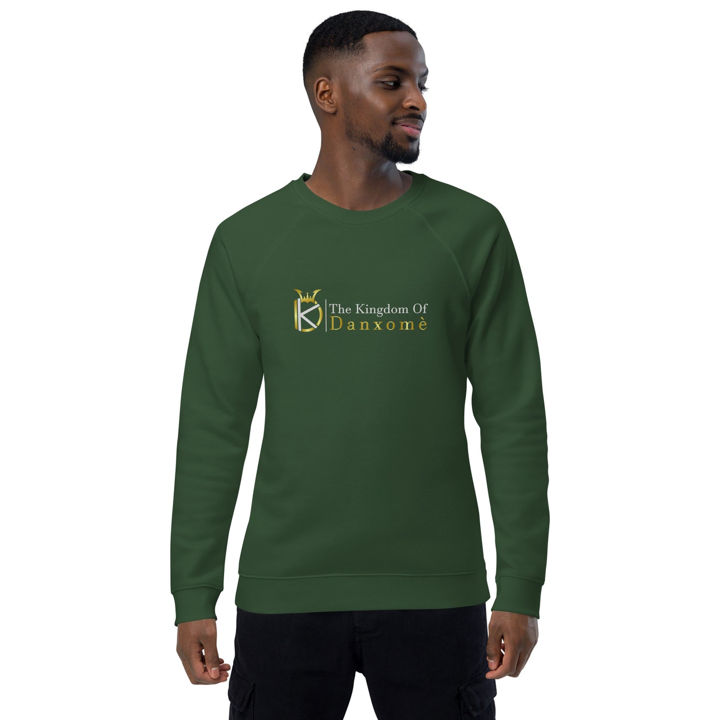 Unisex organic raglan sweatshirt