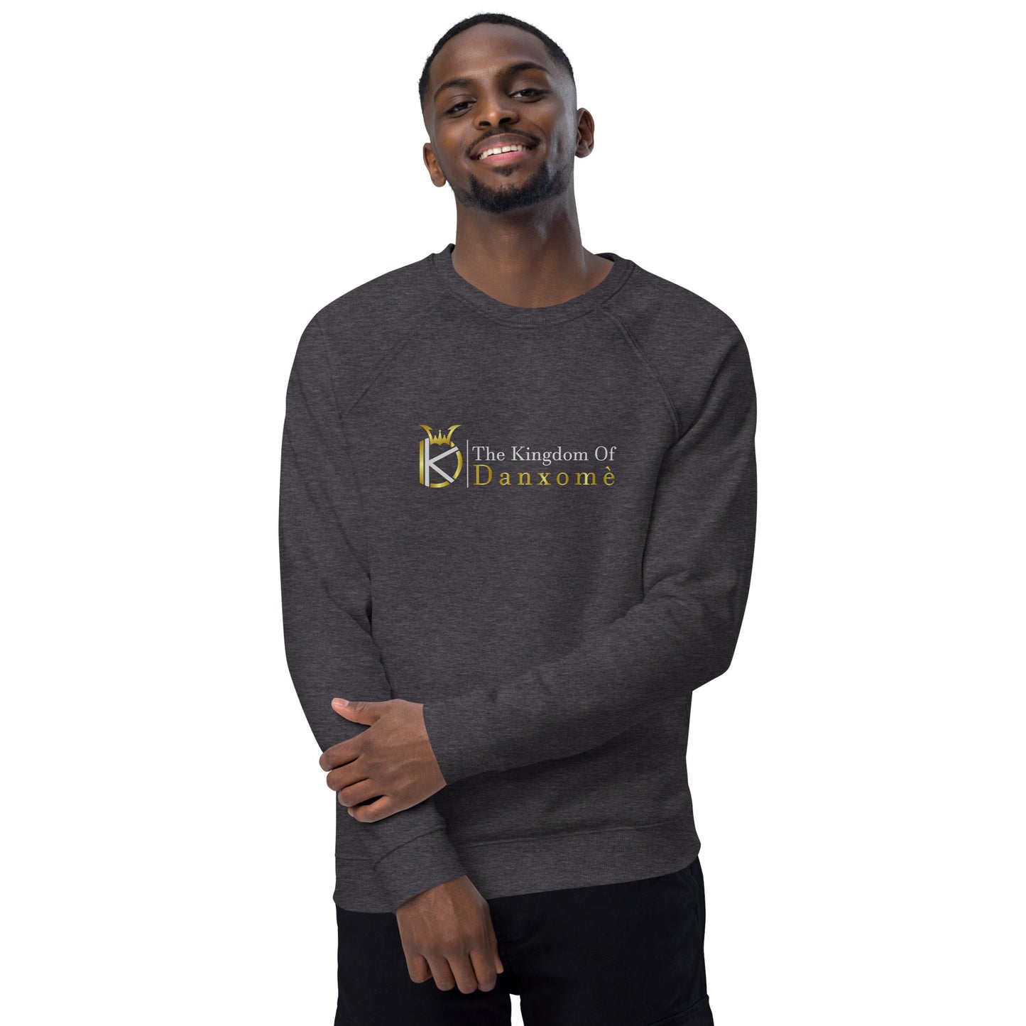 Unisex organic raglan sweatshirt