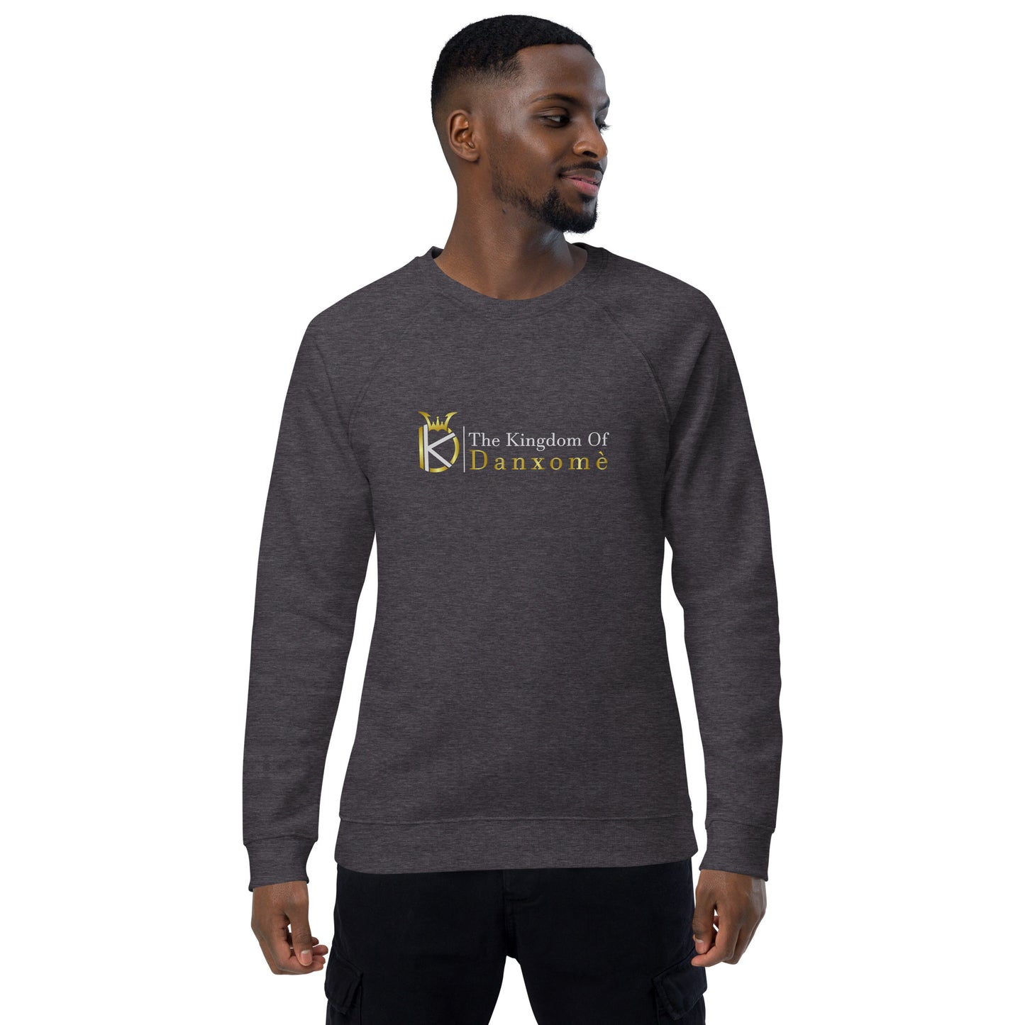 Unisex organic raglan sweatshirt