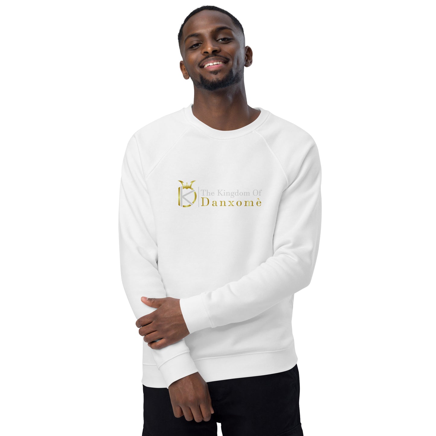 Unisex organic raglan sweatshirt