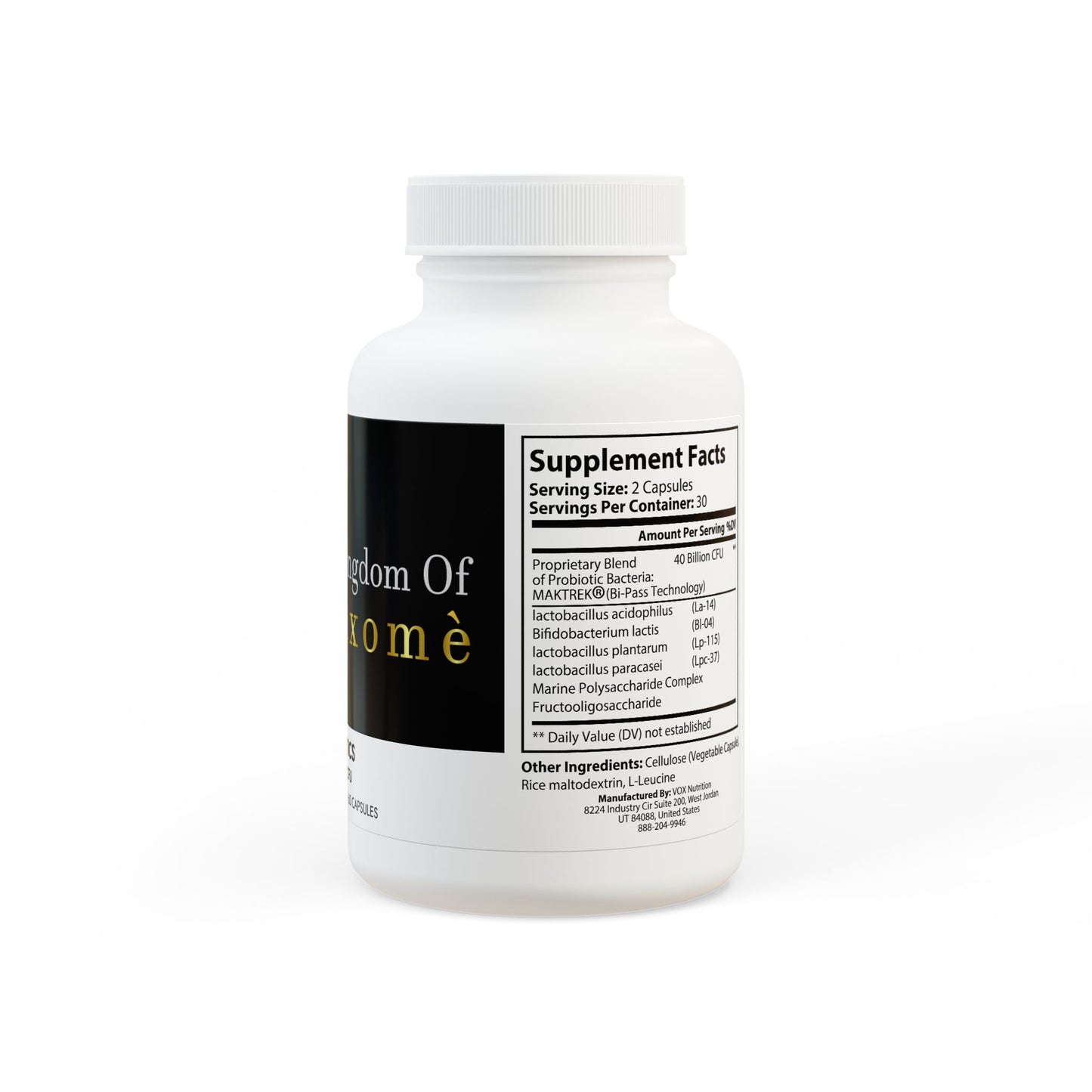 Probiotics Supplement (60 Capsules)