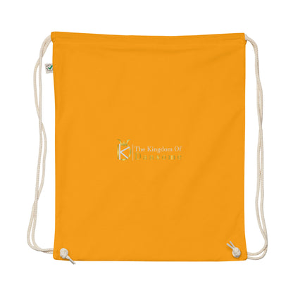 Organic cotton drawstring bag