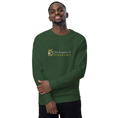Unisex organic raglan sweatshirt